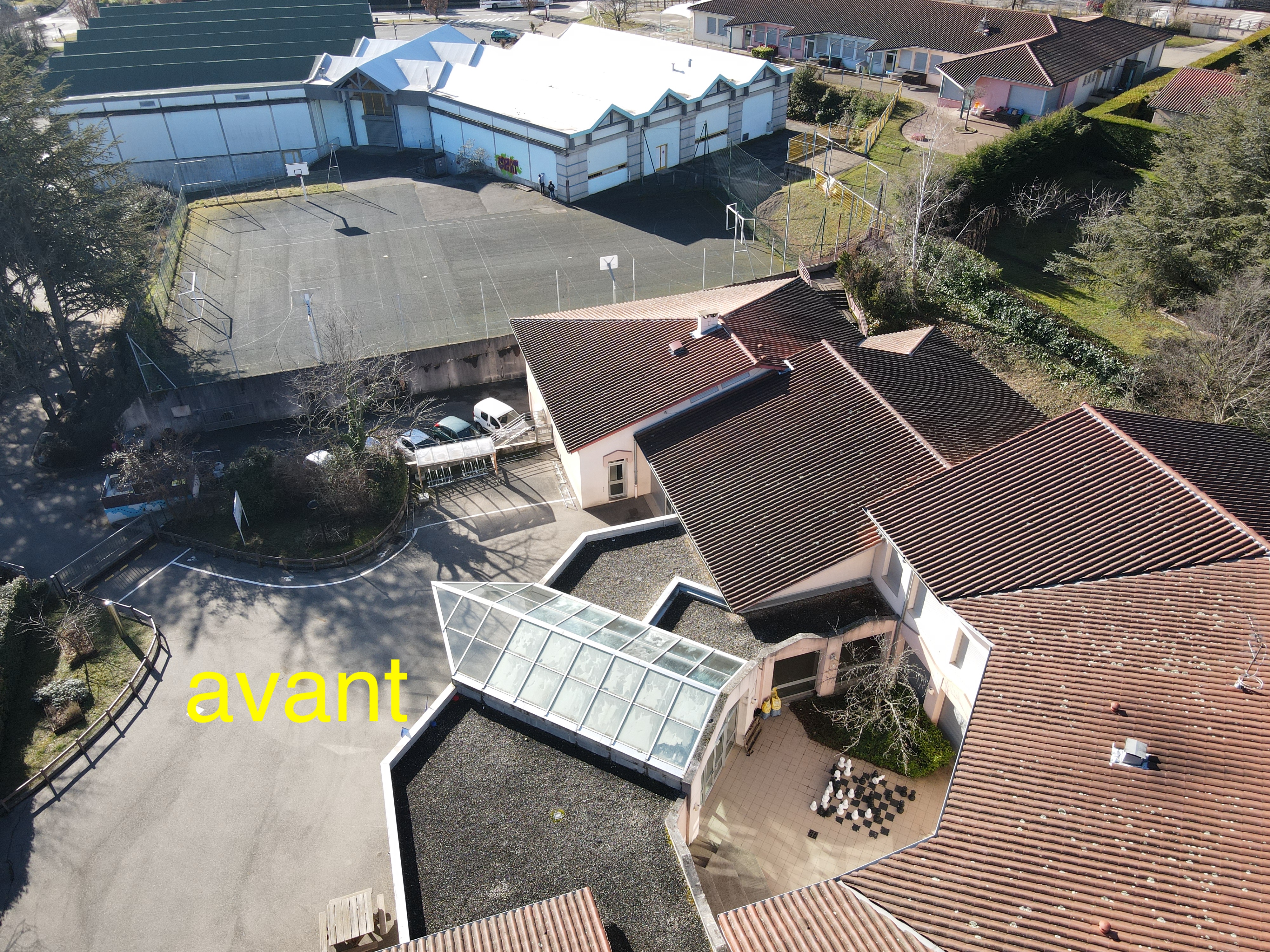 Cour avant travaux 4